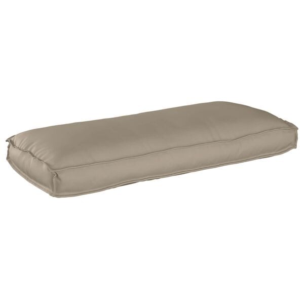 vidaXL Coussin Taupe 120 x 50 x 12 cm Tissu Oxford