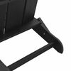 vidaXL Chaise Adirondack pliante Noir 80,5 x 74,5 x 92 cm HDPE