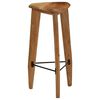 vidaXL Tabourets de bar lot de 2 bois d'acacia massif
