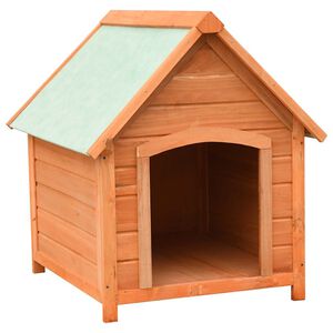 vidaXL Niche pour chiens Bois de pin et de sapin massif 72x85x82 cm
