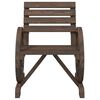 vidaXL Chaises de jardin lot de 4 Bois de sapin massif