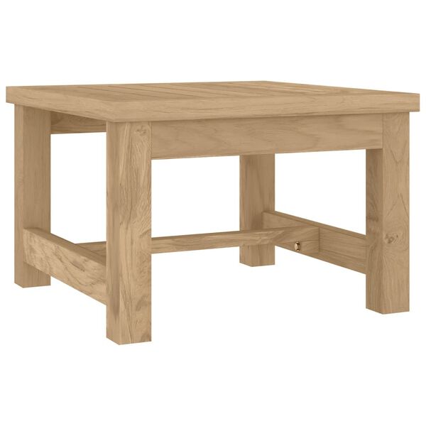 vidaXL Table basse 45x45x30 cm bois massif de teck