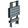 vidaXL Table pliable de jardin vert 45x43x50 cm plastique
