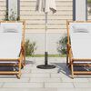 vidaXL Socle de parasol Vert 40x40x32 cm Fonte