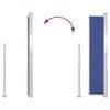 vidaXL Auvent lat&eacute;ral r&eacute;tractable 160 x 500 cm Bleu