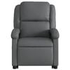 vidaXL Fauteuil inclinable gris similicuir