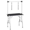 vidaXL Table de Toilettage Ajustable pour Chiens Chats 2 Potences
