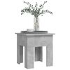 vidaXL Table basse gris béton 40x40x42 cm bois d'ingénierie