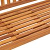 vidaXL Banc de jardin &agrave; 3 places avec table 150 cm Bois de teck massif