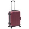 vidaXL Valise rigide 3 pcs Rouge bordeaux ABS