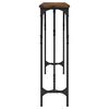 vidaXL Table console ch&ecirc;ne fum&eacute; 180x23x75 cm bois d'ing&eacute;nierie