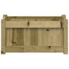 vidaXL Jardini&egrave;res 2 pcs bois de pin impr&eacute;gn&eacute;