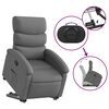 vidaXL Fauteuil inclinable gris fonc&eacute; tissu