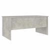 vidaXL Table basse gris b&eacute;ton 102x50,5x46,5 cm bois d'ing&eacute;nierie