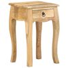 vidaXL Table de chevet 28x28x46 cm Bois de manguier massif