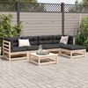 vidaXL Salon de jardin 6 pcs bois de pin massif