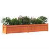 vidaXL Jardini&egrave;re cire marron 180x31x31 cm bois de pin massif