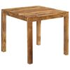 vidaXL Table &agrave; manger Bois de manguier massif 82x80x76 cm
