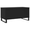 vidaXL Table basse Noir 90x44,5x45 cm Bois d'ing&eacute;nierie