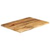 vidaXL Dessus de table 70x60x2,5 cm bord vif bois massif manguier brut