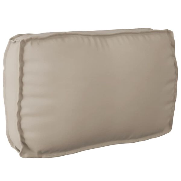 vidaXL Coussin Taupe 70 x 40 x 12 cm Tissu Oxford