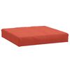 vidaXL Coussin de palette rouge mélangé 60x60x9,5 cm tissu