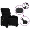 vidaXL Fauteuil inclinable de massage électrique noir tissu