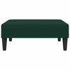 vidaXL Repose-pied vert fonc&eacute; 77x55x31 cm velours