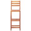 vidaXL Chaises de bar lot de 4 bois d'acacia solide