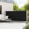 vidaXL Auvent lat&eacute;ral r&eacute;tractable de patio 600x160 cm noir