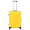 vidaXL Valise rigide 3 pcs Jaune ABS