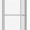 vidaXL Cage pour chat 1,5x1,5x1,5 m Acier galvanisé