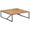 vidaXL Table basse 110x110x36 cm Bois d'acacia solide