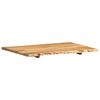 vidaXL Dessus de table Bois d'acacia massif 80x(50-60)x2,5 cm