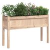 vidaXL Jardini&egrave;res avec pieds 110x31x70 cm bois de pin massif