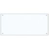 vidaXL Dosseret de cuisine Transparent 90 x 40 cm Verre tremp&eacute;
