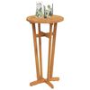 vidaXL Table de bar de jardin &Oslash;60x105 cm Bois d'acacia solide