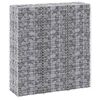 vidaXL Lits sur&eacute;lev&eacute;s en gabion 3 pcs 30x30x100 cm Fer