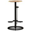 vidaXL Chaises de bar lot de 2 bois de manguier solide
