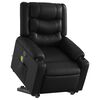vidaXL Fauteuil inclinable de massage noir similicuir