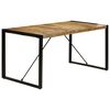 vidaXL Table &agrave; manger 160x80x75 cm bois de manguier massif