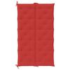 vidaXL Coussin de banc de jardin rouge 180x(50+50)x7 cm tissu oxford