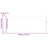 vidaXL Auvent lat&eacute;ral r&eacute;tractable 120 x 300 cm Marron