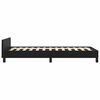 vidaXL Cadre de lit sans matelas noir double XL similicuir