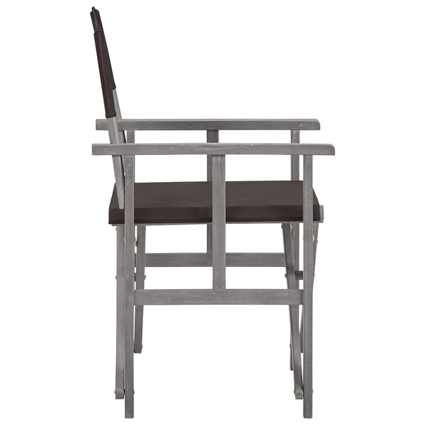 vidaXL Chaises de metteur en sc&egrave;ne lot de 2 Bois massif d'acacia