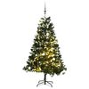 vidaXL Sapin de No&euml;l artificiel articul&eacute; 300 LED et boules 180 cm