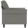 vidaXL Fauteuil Gris foncé 60 cm Tissu