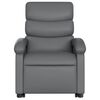 vidaXL Fauteuil inclinable gris similicuir