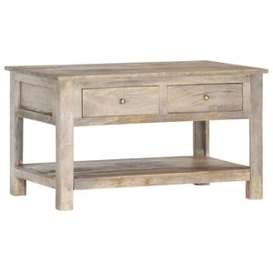 vidaXL Table basse 82x52x47 cm Bois de manguier massif