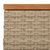 vidaXL Couvercle de base de parasol beige 70x70x25 cm
